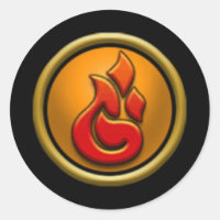 Wizard101 Brandschool Stickers