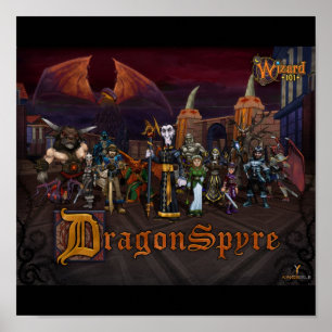 Wizard101 DragonSpyre-Poster Poster