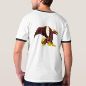 Wizard101 Fire Dragon Concept Art Mannen Shirt (Achterkant)