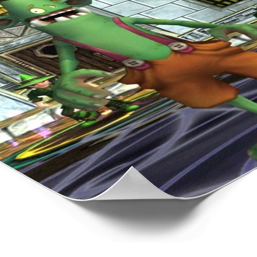 Wizard101 Gobbler-Poster Poster (Hoek)
