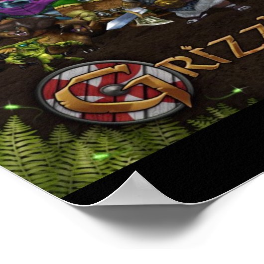 Wizard101 Grizzleheim Poster (Hoek)