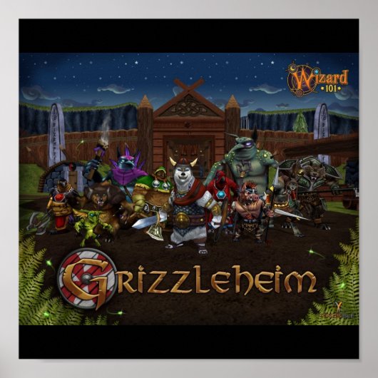 Wizard101 Grizzleheim Poster (Voorkant)