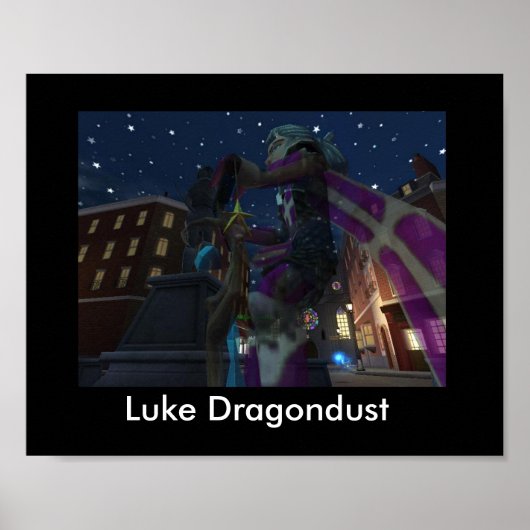 Wizard101 Luke Dragondust poster (Voorkant)