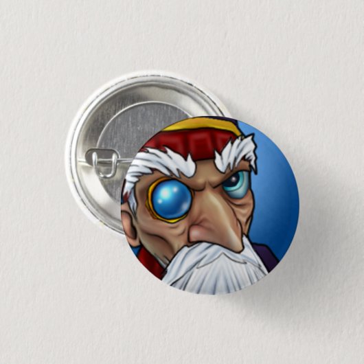 Wizard101 Merle Ambrose Ronde Button 3,2 Cm (Voorkant /achterkant)