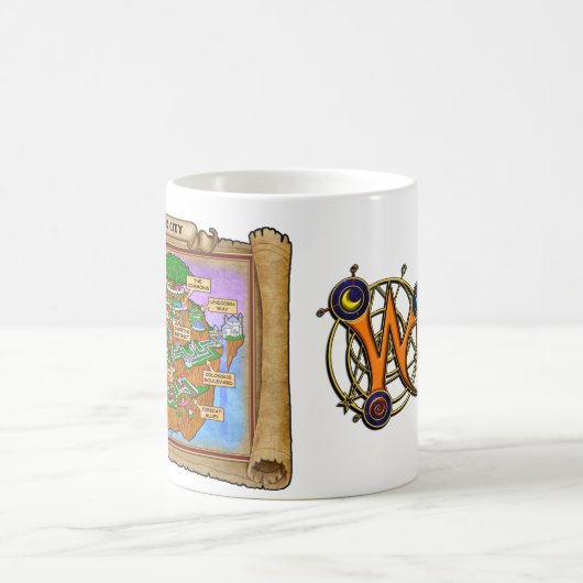 Wizard101 Mok Stadskaartkoffie (Center)