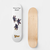 Wizard101 Ninja Pigs Rock Skateboard (Voorkant)