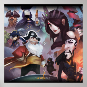 Wizard101 Pirate101 - Poster voor combinatie