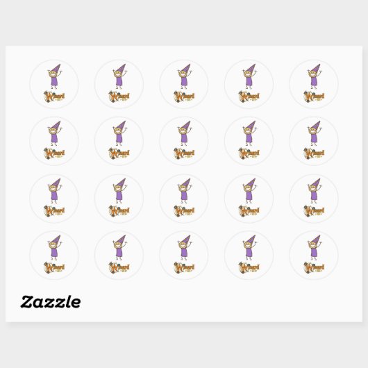 Wizard101 Storm Doodle Stickers (Vel)