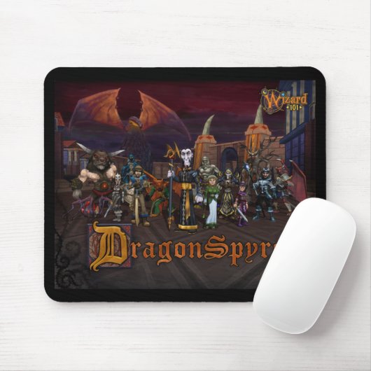 Wizard 101 Dragonspyre Mousepad Muismat (Met muis)