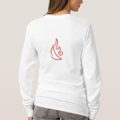 Wizard 101 Fire Hoodie - Vrouwen T-shirt (Achterkant)