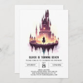 Wizard Aangepaste Uitnodiging voor verjaardag (Voorkant / Achterkant)