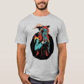 Wizard Anime Girl T-shirt (Voorkant)