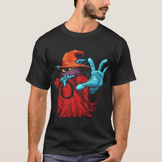 Wizard Art, Mystical Imagery, Fantasy Design, Magi T-shirt (Voorkant)