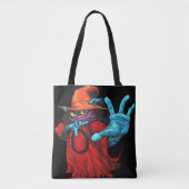 Wizard Art, Mystical Imagery, Fantasy Design, Magi Tote Bag (Voorkant)