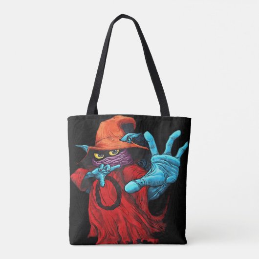 Wizard Art, Mystical Imagery, Fantasy Design, Magi Tote Bag (Achterkant)