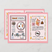 Wizard Aszrad - Astatine-element Briefkaart (Voorkant / Achterkant)