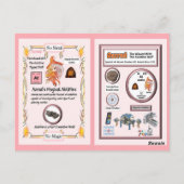 Wizard Aszrad - Astatine-element Briefkaart (Achterkant)