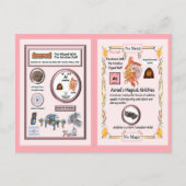 Wizard Aszrad - Astatine-element Briefkaart (Voorkant)