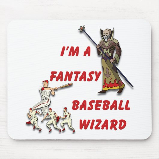 Wizard Basebal #2 Muismat (Voorkant)