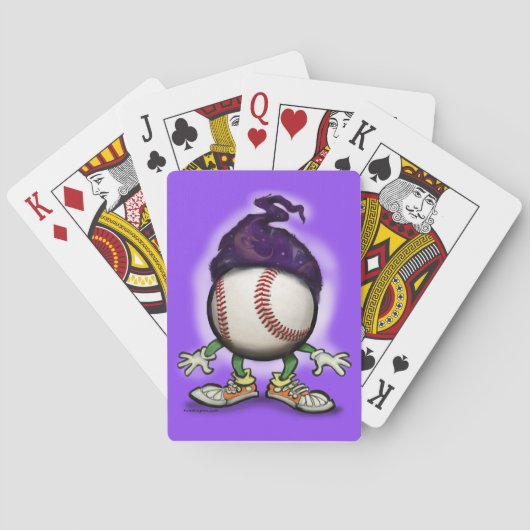 Wizard Baseball Speelkaarten (Achterkant)