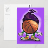 Wizard Basketball Briefkaart (Voorkant / Achterkant)