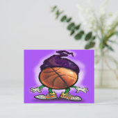 Wizard Basketball Briefkaart (Staand voorkant)