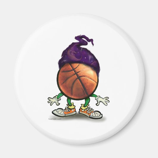 Wizard Basketball Magneet (Voorkant)