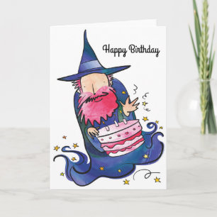 Wizard Birthday-kaart Kaart