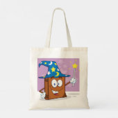 Wizard Book Canvas tas (Achterkant)