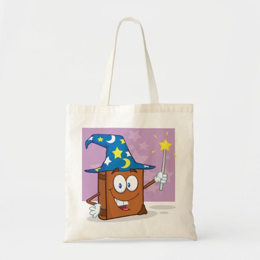 Wizard Book Canvas tas (Voorkant)