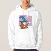 Wizard Book Mannen Hoodie (Voorkant)