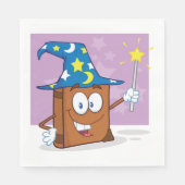 Wizard Book Paper Napkins Servet (Voorkant)