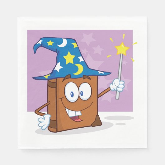 Wizard Book Paper Napkins Servet (Voorkant)