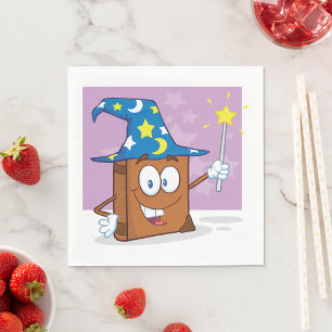 Wizard Book Paper Napkins Servet
