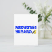 Wizard Brandbestrijding Briefkaart (Staand voorkant)
