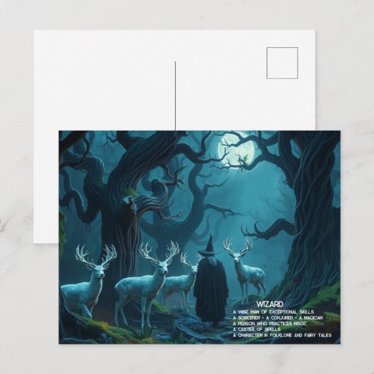 Wizard Briefkaart (Voorkant / Achterkant)