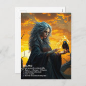 Wizard Briefkaart (Voorkant / Achterkant)