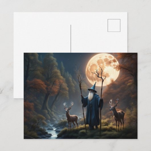 Wizard Briefkaart (Voorkant / Achterkant)