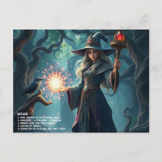 Wizard Briefkaart (Voorkant)