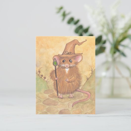 Wizard Briefkaart (Staand voorkant)