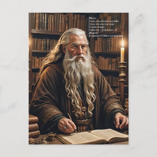 Wizard Briefkaart (Voorkant)