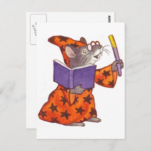 Wizard Briefkaart (Voorkant / Achterkant)