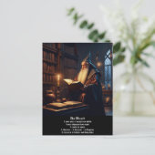 Wizard Briefkaart (Staand voorkant)