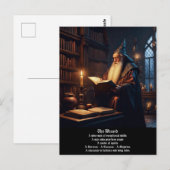 Wizard Briefkaart (Voorkant / Achterkant)