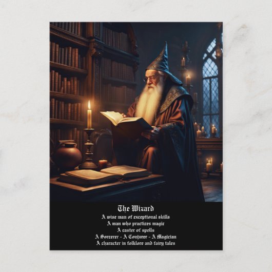 Wizard Briefkaart (Voorkant)