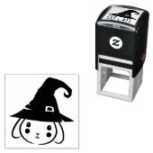 Wizard Bunny Illustration Zelfinktende Stempel (In situ)