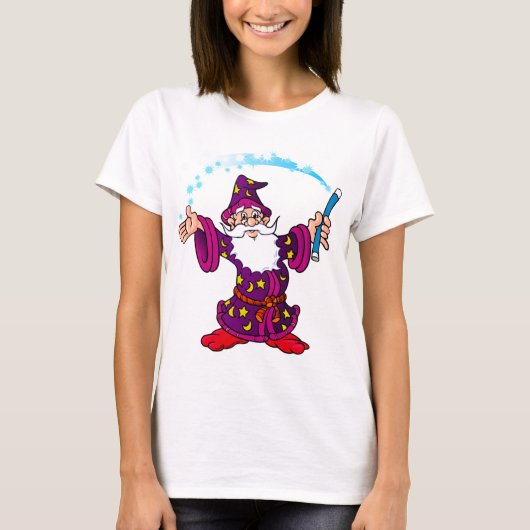 Wizard cartoon t-shirt (Voorkant)