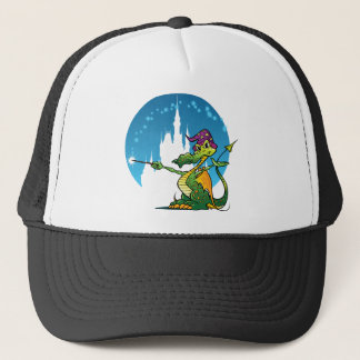 Wizard cartoon trucker pet