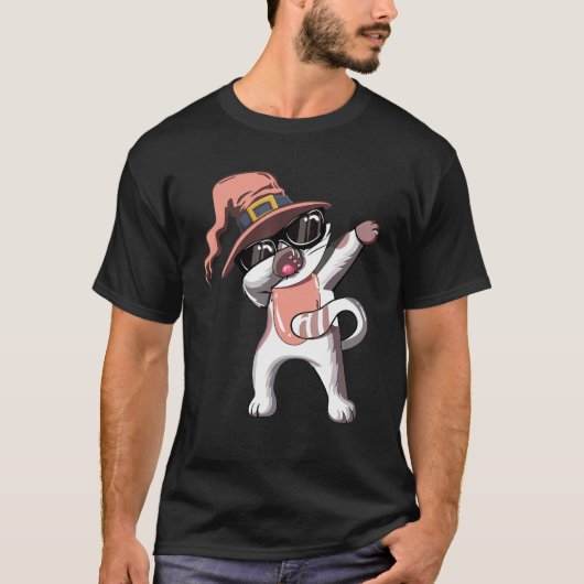 wizard Cat Dabbing T-shirt (Voorkant)