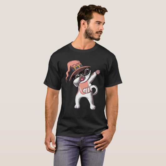 wizard Cat Dabbing T-shirt (Voorkant volledig)
